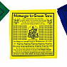 Tibetské modlitební praporky Zelená Tárá 10 ks