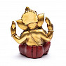 Feng Shui soška Ganéša v barvě zlata 18 cm