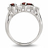 Granát prsten stříbro Ag 925 R5055G