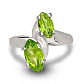 Olivín prsten stříbro Ag 925 R5056P