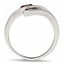 Granát prsten stříbro Ag 925 R5069G