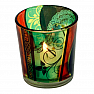 Svícen sklo se stromem života na čajové a votivní svíčky