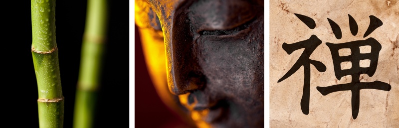 Buddha zen koláž feng shui článek Feng Shui 1