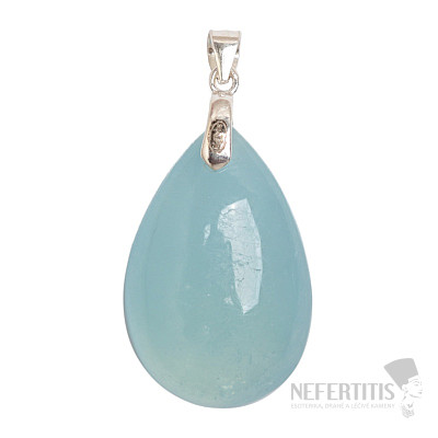 Aquamarine A quality pendant silver Ag 925 no. 1