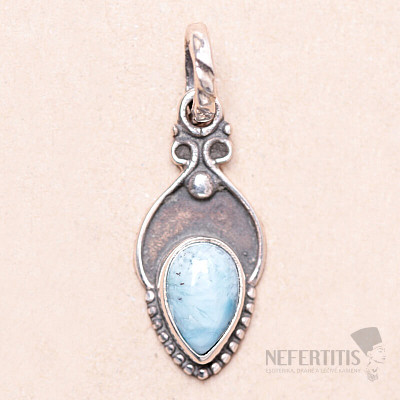 Larimar přívěsek stříbro Ag 925 MIX1