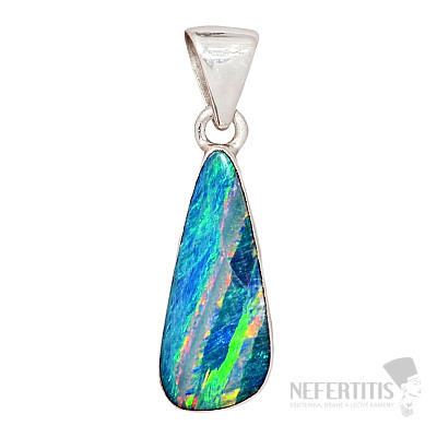 Opal Australian pendant silver Ag 925 P1