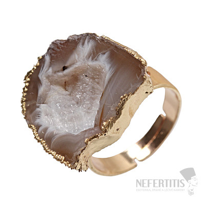 Agate Witch Ring Ring of Intention No. 1