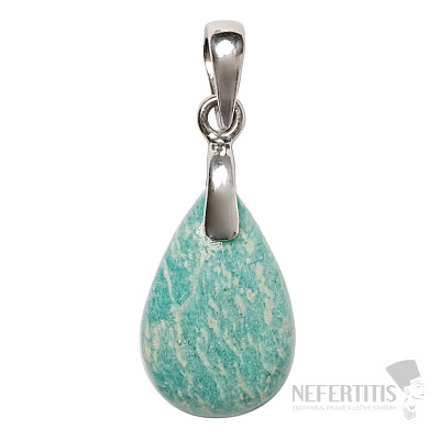 Amazonit-Anhänger, Silber Ag 925 Nr. 10