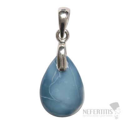 Anhänger aus blauem Opal, Silber Ag 925 Nr. 10