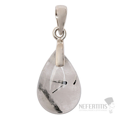 Turmalin-Kristall-Anhänger, Silber Ag 925 Nr. 10