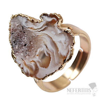 Agate Witch Ring Ring of Intention No. 10