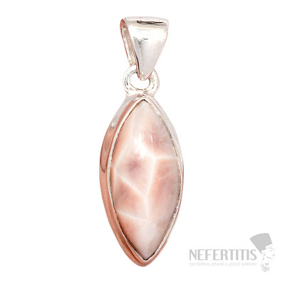 Natrolite pendant silver Ag 925 P10