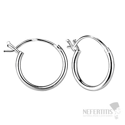 1265 Stříbrné 12 mm KRUHY