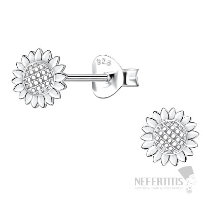 33250 Silberohrringe SONNENBLUMENkerne