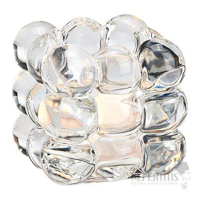 Kerzenhalter aus Glas für Teelichter und Votivkerzen 8 cm