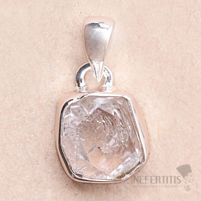 Herkimer diamant přívěsek stříbro Ag 925 LOT102