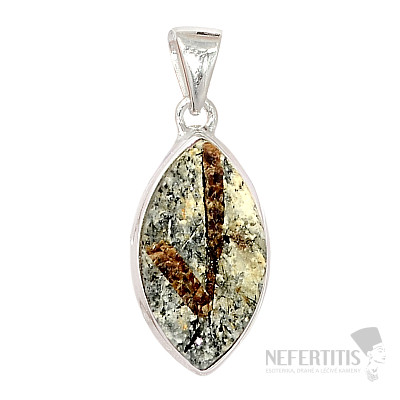 Astrophyllit-Rohanhänger, Silber Ag 925 P1061