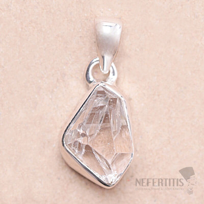 Herkimer diamant přívěsek stříbro Ag 925 LOT107