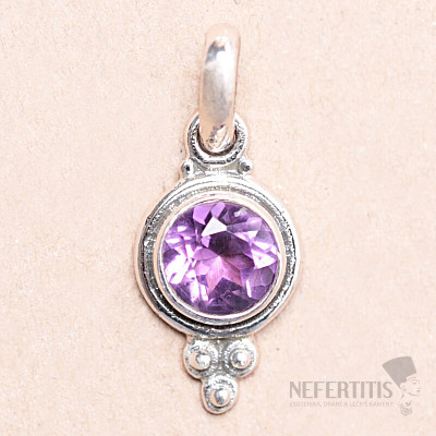 Amethyst-Anhänger Silber Ag 925 MIX11