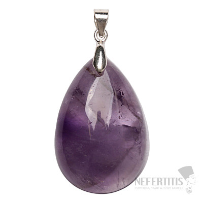 Ametyst přívěsek stříbro Ag 925 č. 11