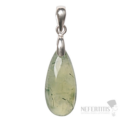 Prehnit-Anhänger, Silber Ag 925, Nr. 11