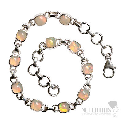 Opal Ethiopian bracelet silver Ag 925 B110