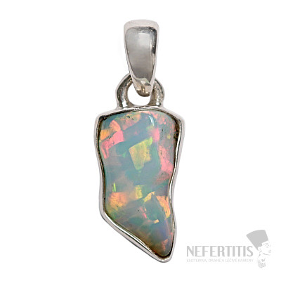 Anhänger aus äthiopischem Rohopal, Silber Ag 925 P1106