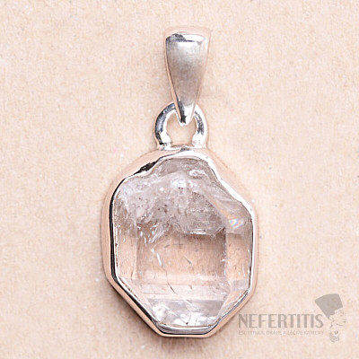 Herkimer diamant přívěsek stříbro Ag 925 LOT118