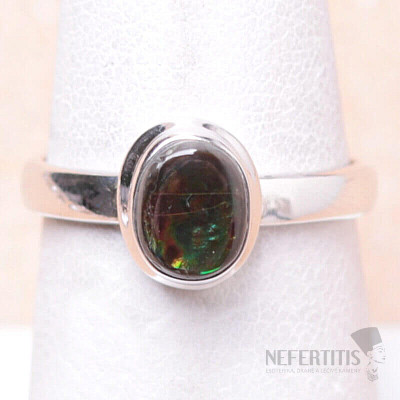 Amolite ring silver Ag 925 LOT12