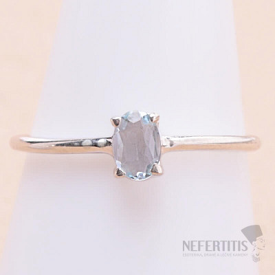 Topaz blue ring silver Ag 925 KO120