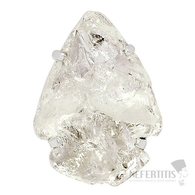 Lemurský kryštál prsteň striebro Ag 925 R123