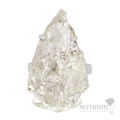 Lemurský krystal prsten stříbro Ag 925 R125