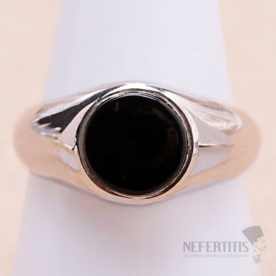 Onyxring Silber Ag 925 KO125