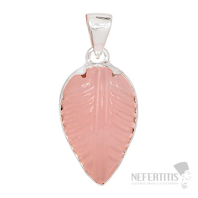 Růženín vyřezávaný přívěsek stříbro Ag 925 P128