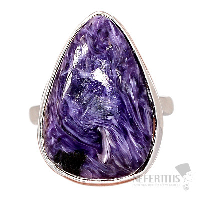 Čaroit prsteň striebro Ag 925 R13