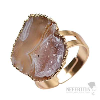 Agate Witch Ring Ring of Intention No. 13
