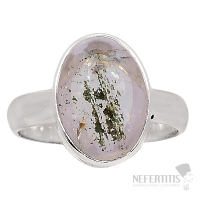 Lodolit - křišťál s inkluzemi prsten stříbro Ag 925 R1339