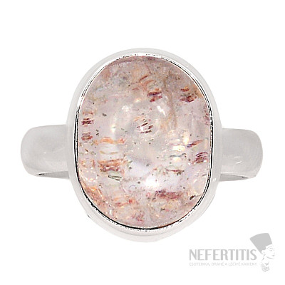 Lodolit - křišťál s inkluzemi prsten stříbro Ag 925 R1344