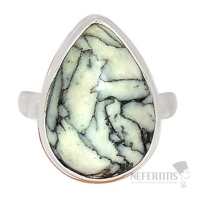 Pinolite silver ring Ag 925 R136