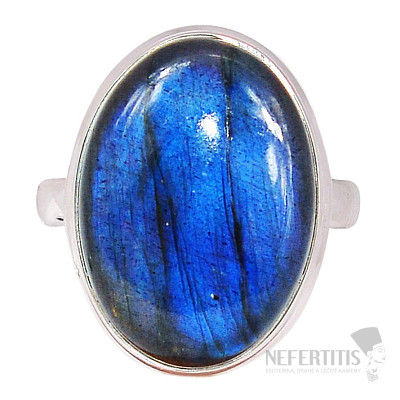 Labradorite rainbow ring silver Ag 925 R1366