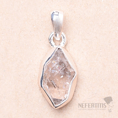 Herkimer diamant přívěsek stříbro Ag 925 LOT137