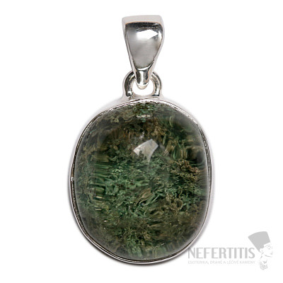 Lodolit - křišťál s inkluzemi přívěsek stříbro Ag 925 P1378