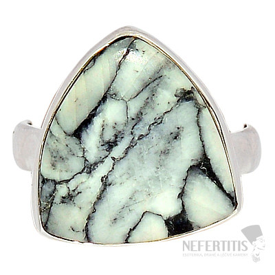 Pinolith-Ring Silber Ag 925 R139