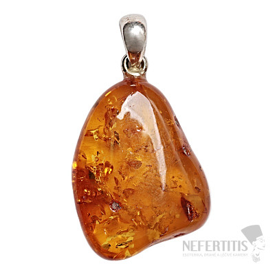 Bernsteinanhänger, Silber Ag 925 Nr. 14