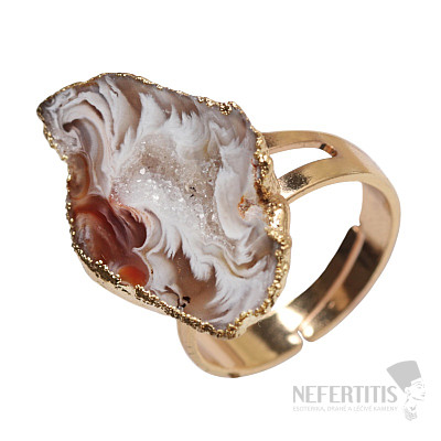 Agate Witch Ring Ring of Intention No. 14