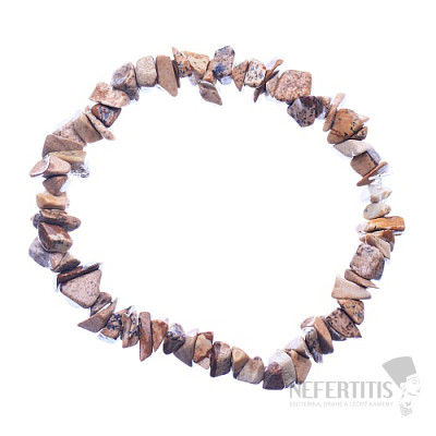 Jasper picture chopped bracelet