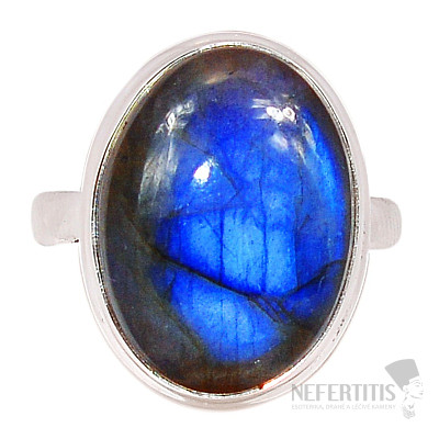 Labradorite rainbow ring silver Ag 925 R1449