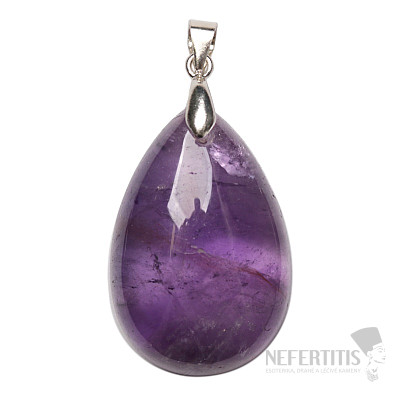 Ametyst přívěsek stříbro Ag 925 č. 15