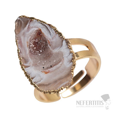 Agate Witch Ring Ring of Intention No. 15