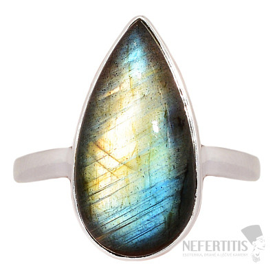 Labradorite rainbow ring silver Ag 925 R1510